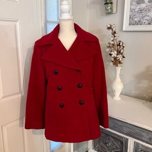 London Fog Wool Blend Coat
Size Large